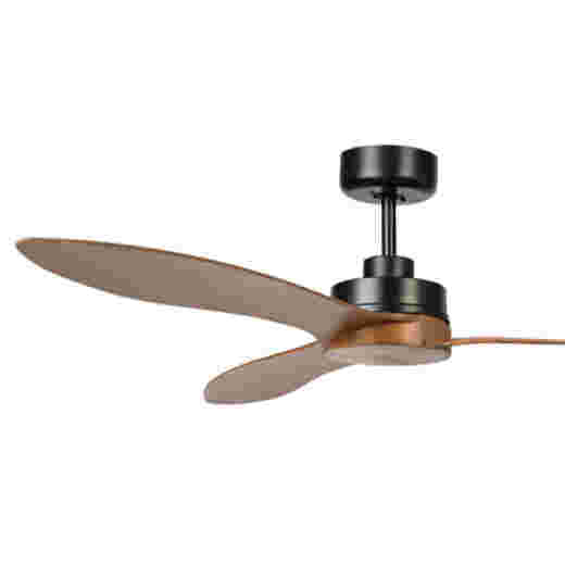 CAPRI BLACK/DARK KOA 130CM DC CEILING FAN