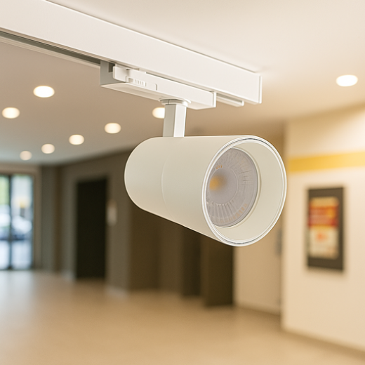 IRIS 30W 4000K WHITE LED TRACK SPOTLIGHT