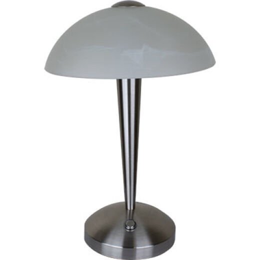 DONA 5W 3000K SATIN NICKEL LED TOUCH LAMP