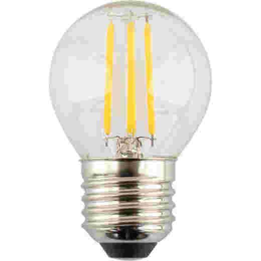 LED G45 4W E27 WARM WHITE CLEAR DIMMABLE LAMP