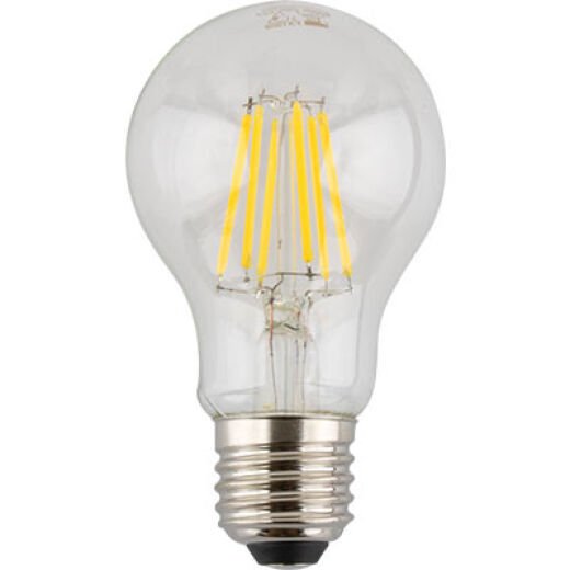 LED A60 6W E27 WARM WHITE CLEAR DIMMABLE LAMP