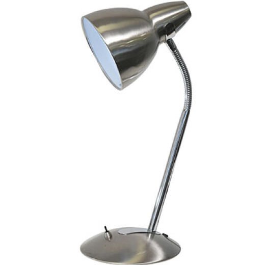 TRAX BRUSHED CHROME DESK LAMP