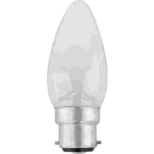 INCANDESCENT 40W B22 OPAL DIMMABLE CANDLE LAMP