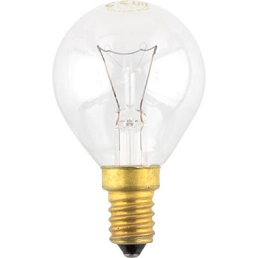 INCANDESCENT 40W E14 CLEAR OVEN LAMP
