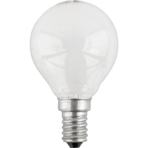 INCANDESCENT 40W E14 OPAL DIMMABLE FANCY ROUND LAMP