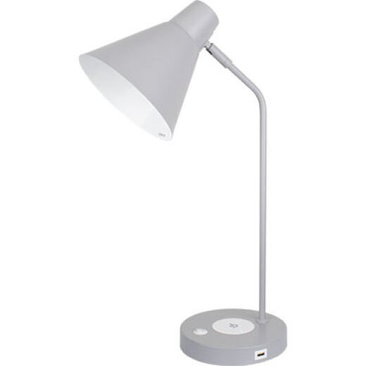TARGA GREY QI DESK LAMP