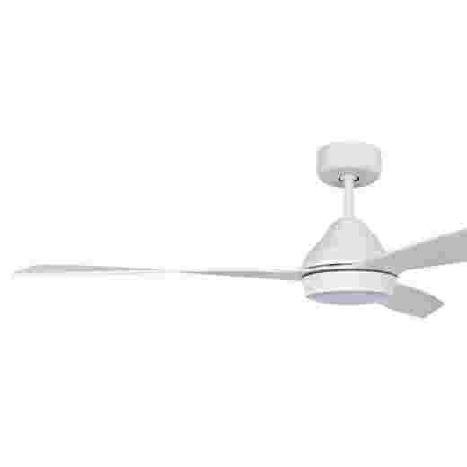BALI WHITE 130CM DC CEILING FAN WITH LIGHT