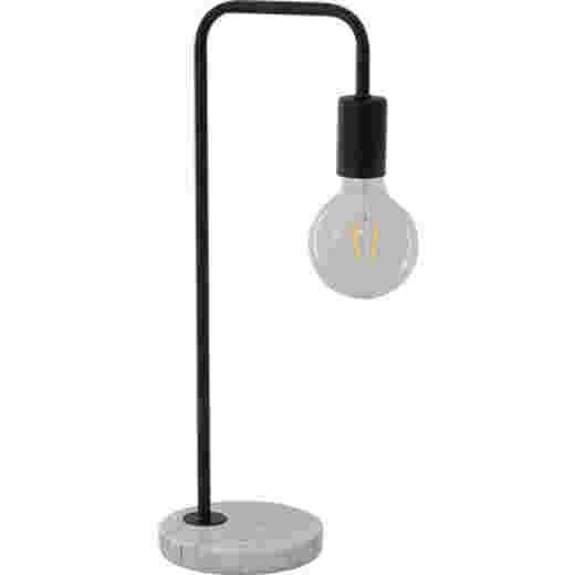 VILLE BLACK/MARBLE TABLE LAMP