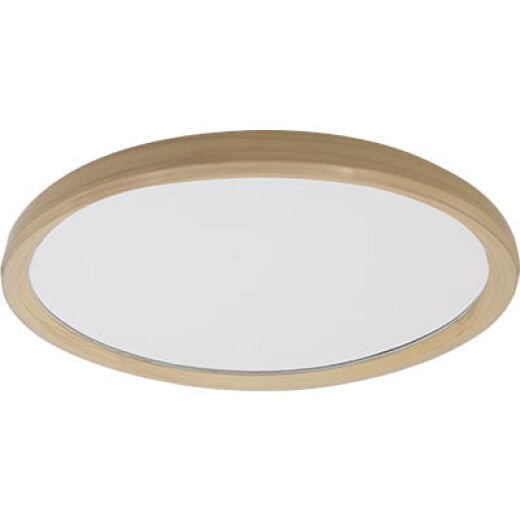 URSA 24W CCT IP54 ASH WOOD LOOK 42CM LED CEILING LIGHT