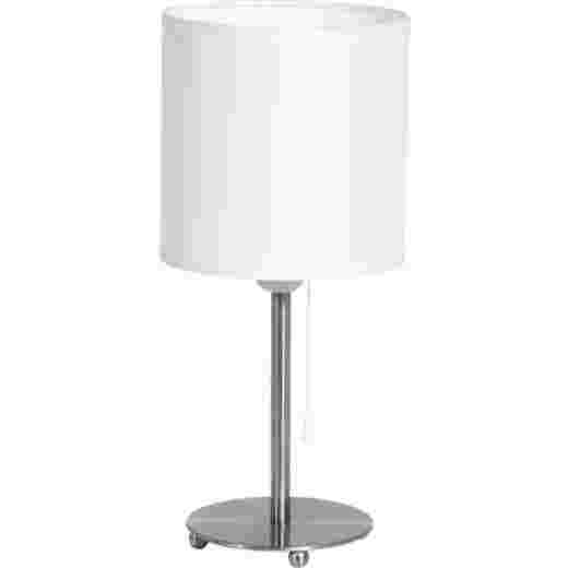 SACHA BRUSHED CHROME SMALL TABLE LAMP