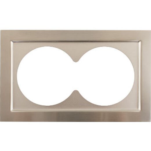JUNISTAR LUX BRUSHED STEEL TWIN CONVERTOR PLATE