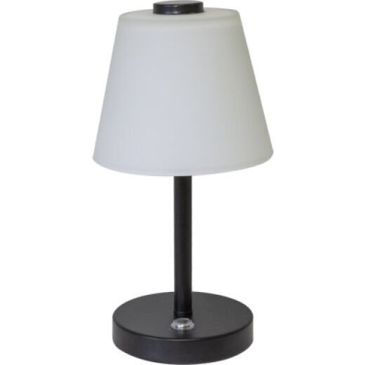 DINA MATT BLACK LED TABLE LAMP