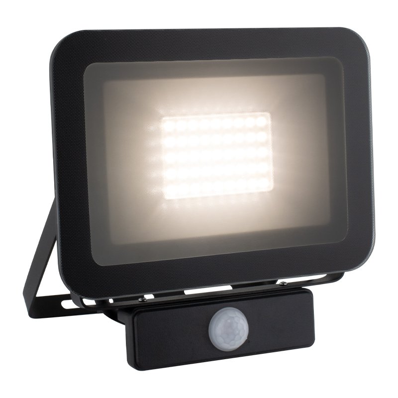FORM.2 50W LED BLACK SECURITY LIGHT(4000K) - Lightingplus
