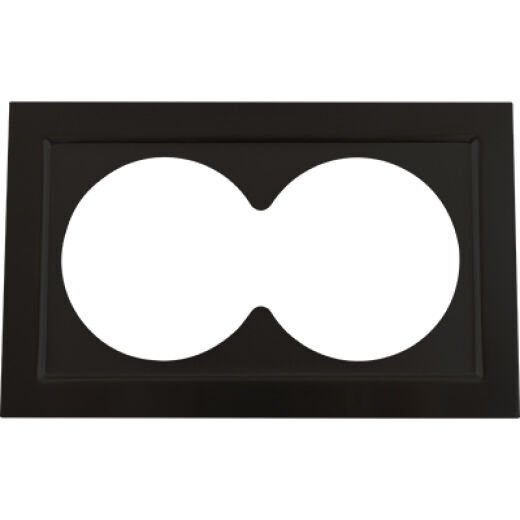 JUNISTAR LUX BLACK TWIN CONVERTOR PLATE