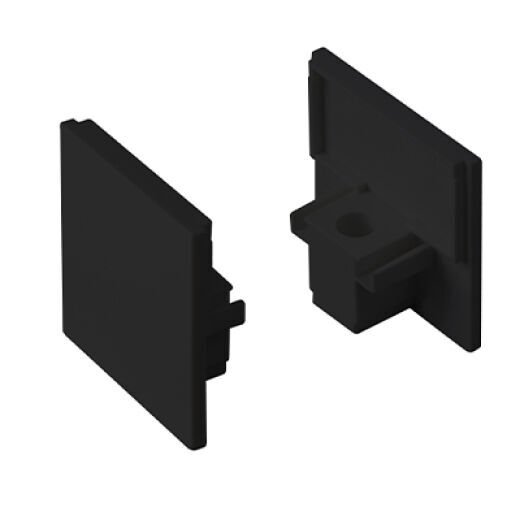 RAIL BLACK TRACK END CAPS