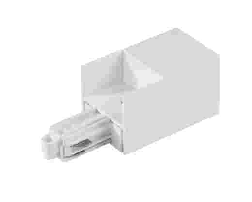 RAIL WHITE LIVE END TRACK CONNECTOR