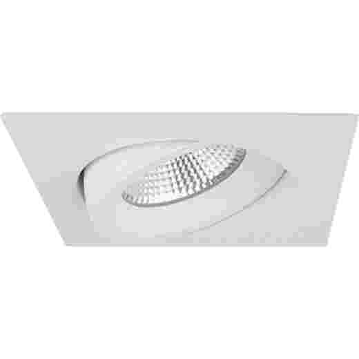 JUNISTAR LUX 8W 2700K IP44 WHITE SQUARE LED DOWNLIGHT