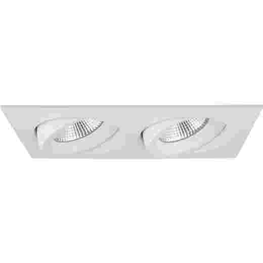 JUNISTAR LUX 16W 2700K IP44 WHITE TWIN LED DOWNLIGHT