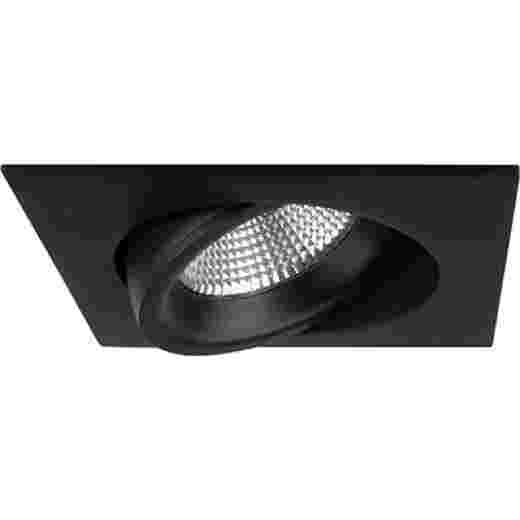 JUNISTAR LUX 8W 2700K IP44 BLACK SQUARE LED DOWNLIGHT