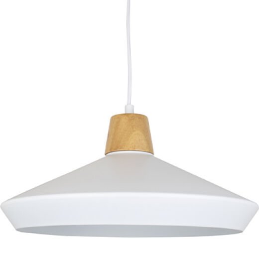 BERGEN MATT WHITE 40CM PENDANT