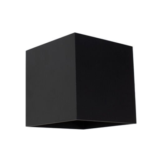BI CUBE 6W 3000K IP65 BLACK LED EXTERIOR WALL LIGHT