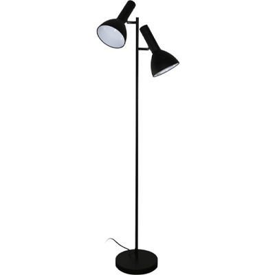 Vespa Black 2lt Floor Lamp Lightingplus, Dual Bulb Floor Lamp