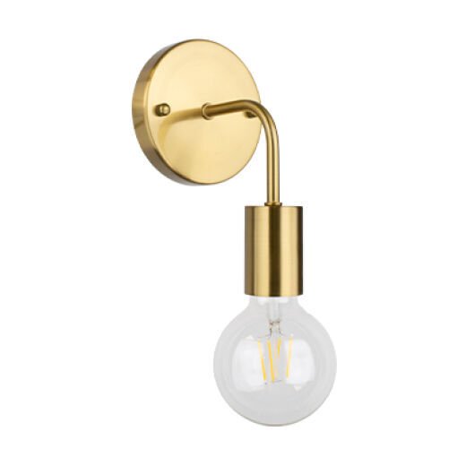 POP BRUSHED BRASS WALL LIGHT