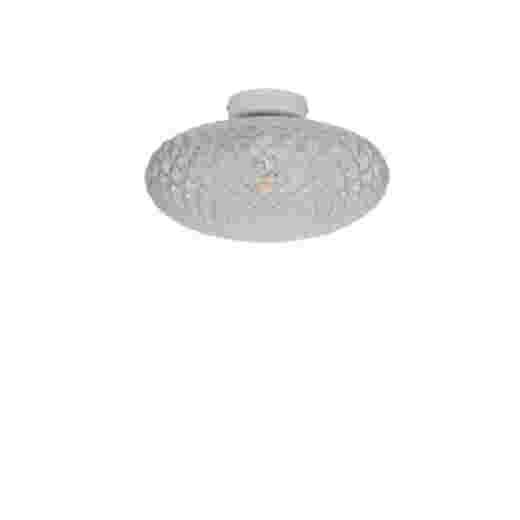 MANSA WHITE/GLASS 30CM CTC