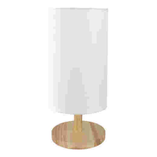 MADERA WHITE/TIMBER 18CM TABLE LAMP