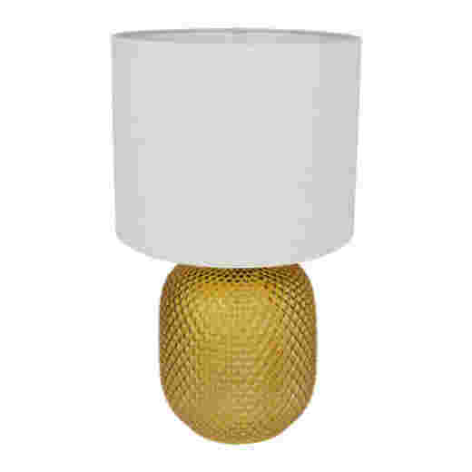 BOLLA AMBER GLASS TABLE LAMP