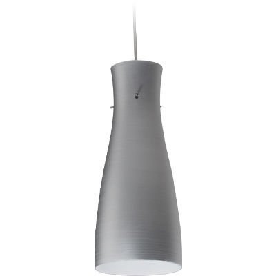 CLEO SILVER RIBBED 1LT PENDANT