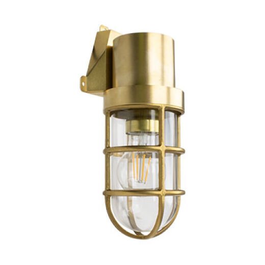 BRUNSWICK IP44 BRASS EXTERIOR WALL LIGHT