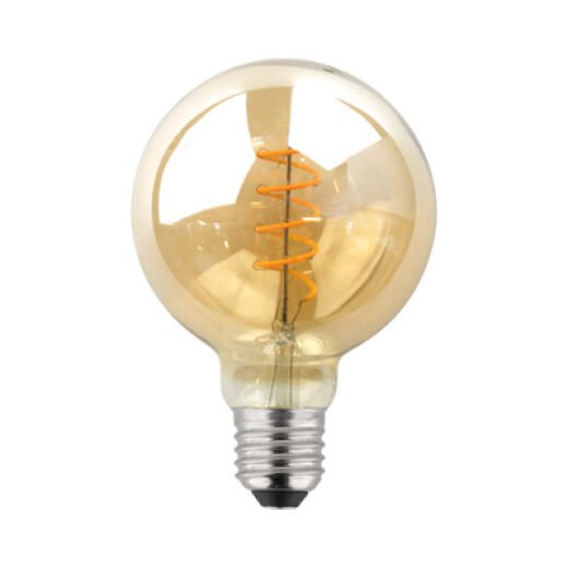 LED G95 4W E27 2200K WARM WHITE AMBER FILAMENT LAMP