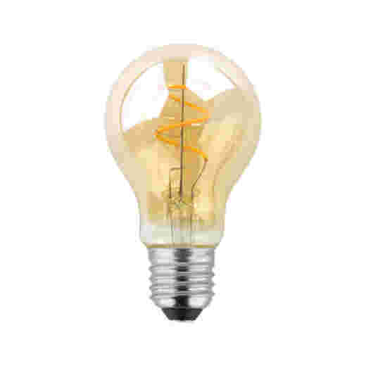 LED A60 4W E27 2200K AMBER FILAMENT LAMP