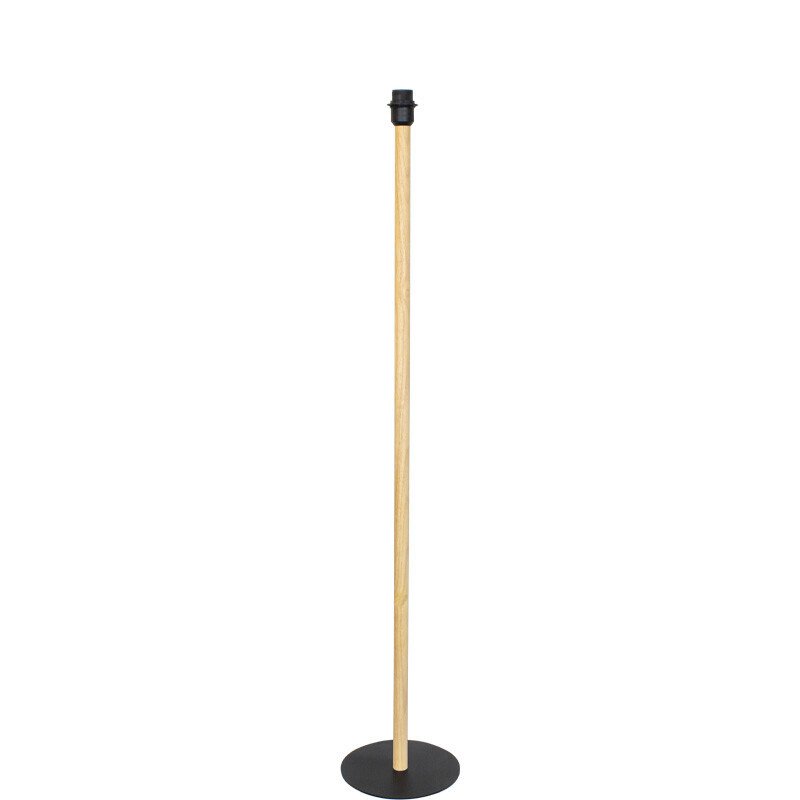 BODA WOOD/BLACK FLOOR LAMP BASE - Lightingplus