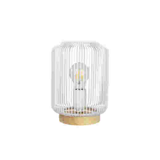 FARO TIMBER/WHITE TABLE LAMP
