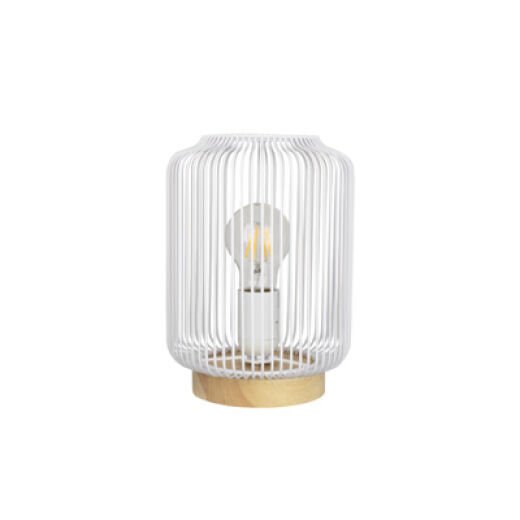 FARO TIMBER/WHITE TABLE LAMP