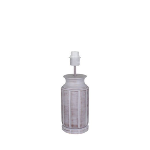 CASTELL WHITE WASH TABLE LAMP BASE