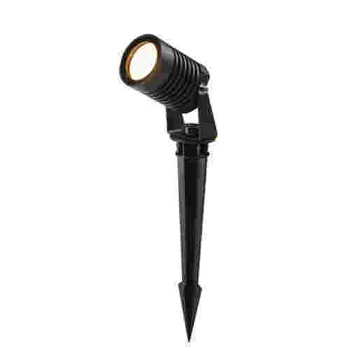 PIK 5W 3000K IP65 BLACK LED EXTERIOR SPIKE SPOT
