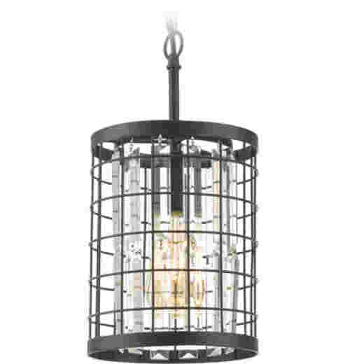 DELAWARE BLACK 18CM 1 LIGHT PENDANT