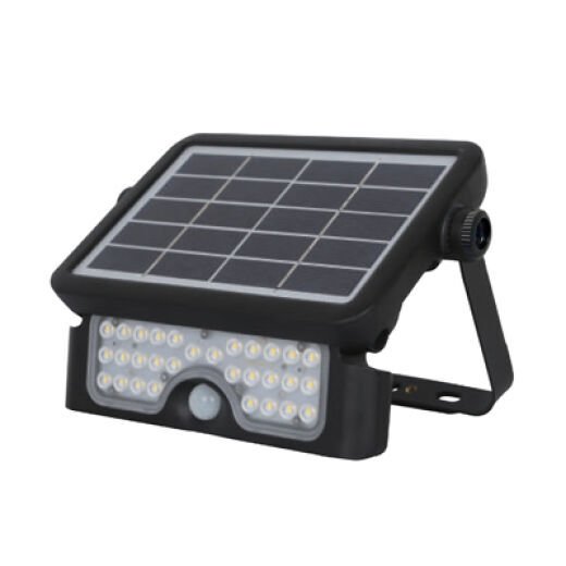 SOLEN 5W 4000K BLACK LED EXTERIOR SOLAR LIGHT