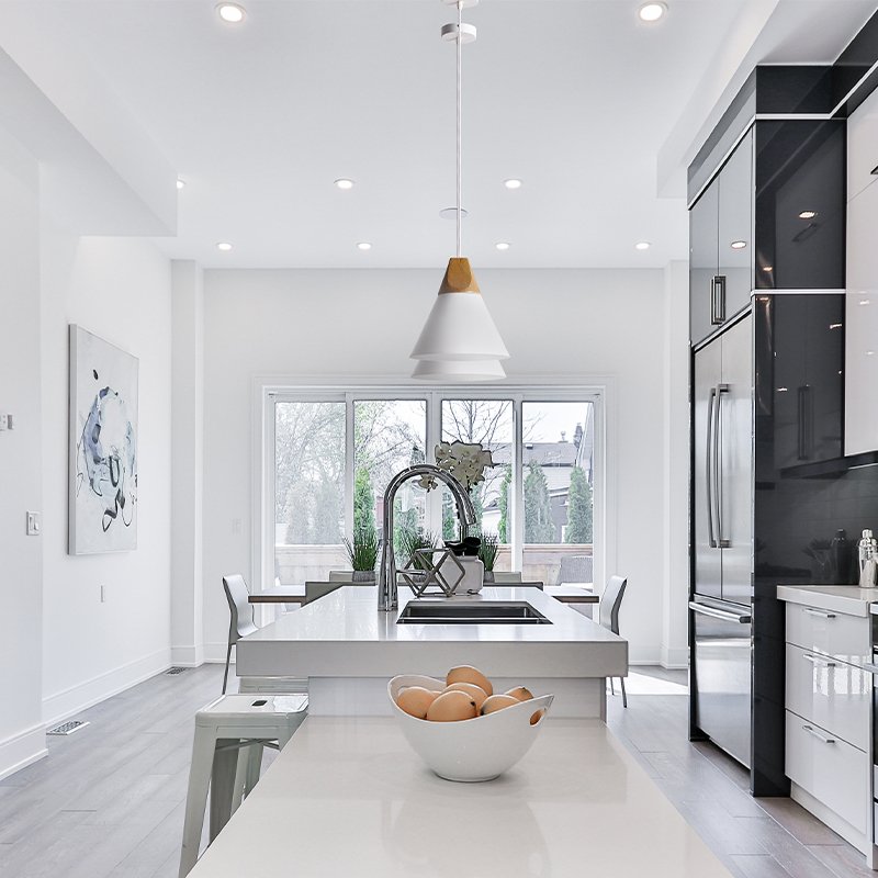 TRIGO.20 MATT WHITE 1LT PENDANT Lightingplus